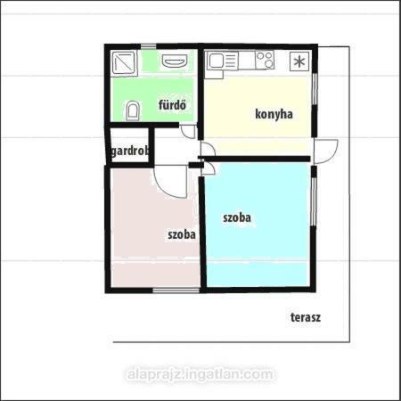 Lelle-Kert Apartman 02 Balatonlelle Exterior foto